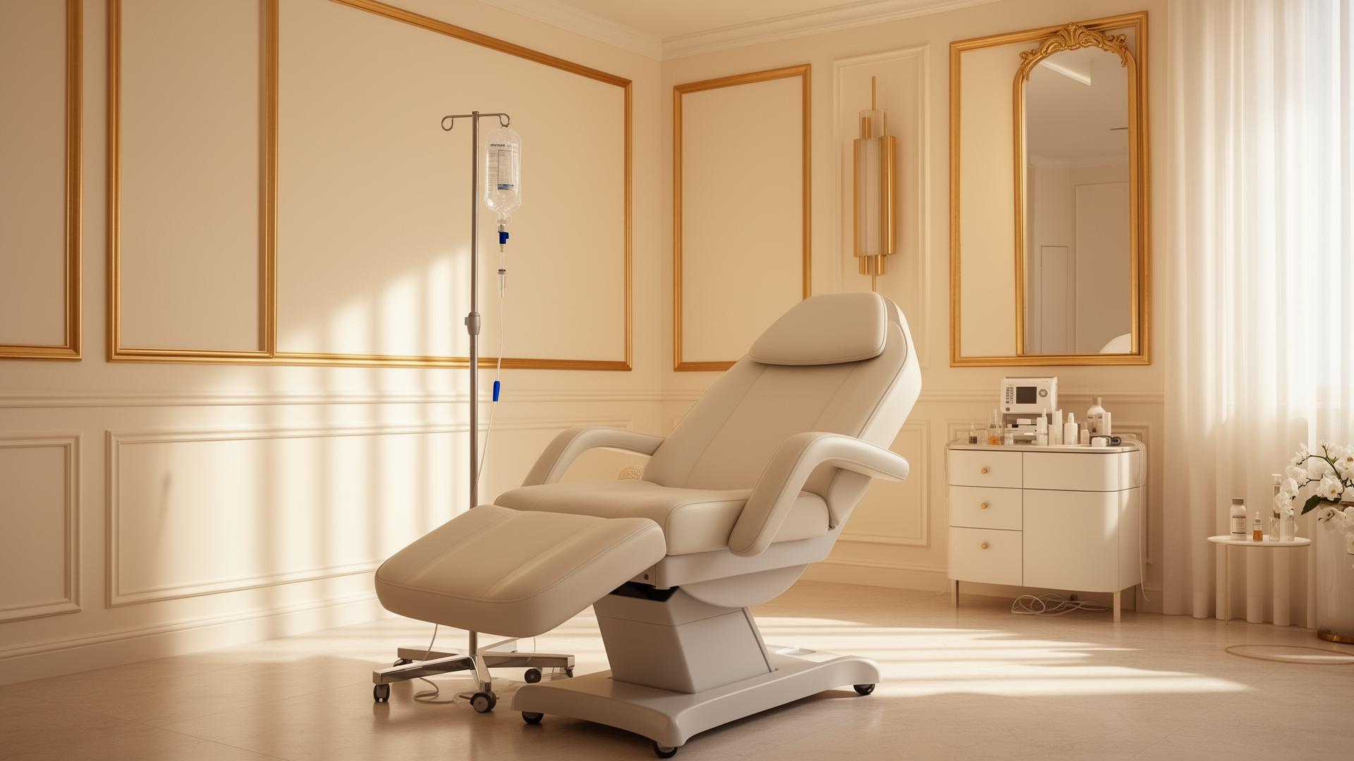 Luxury wellness clinic interior